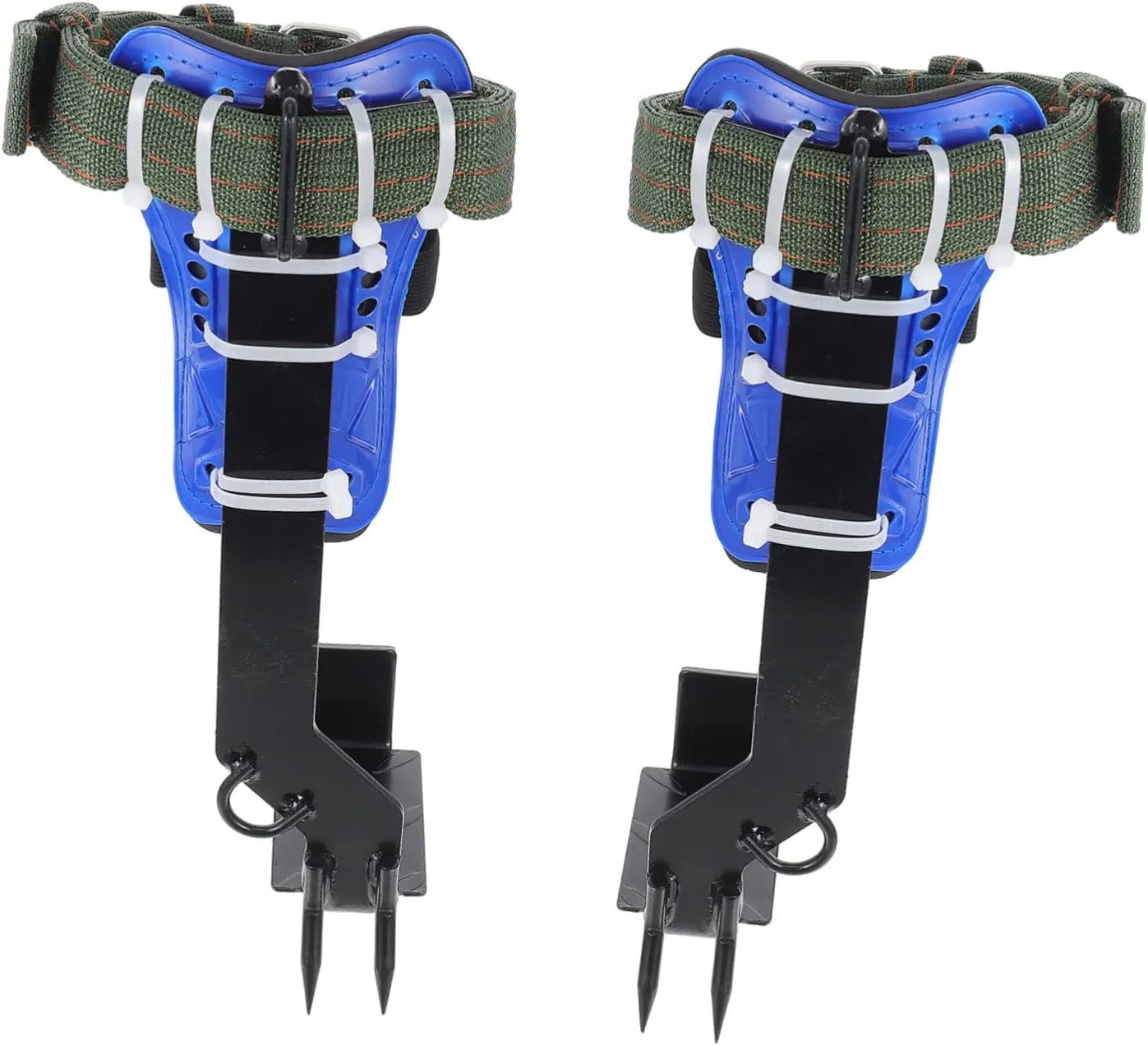 1 Pair Tree Climbing Spikes Arborist Gear Skid-Resistant Climbing Tools Portable for Tree Climber