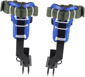1 Pair Tree Climbing Spikes Arborist Gear Skid-Resistant Climbing Tools Portable for Tree Climber