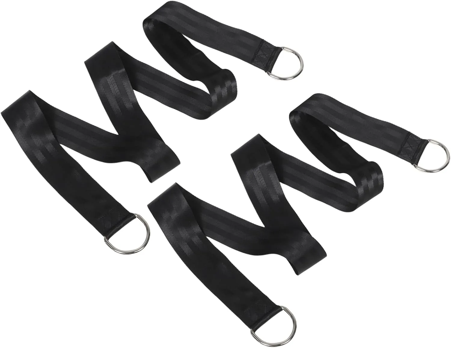 1 Set Adjustable Tree Swing Straps Kit for Outdoor Hammock Durable Double Reinforced Swing Hanging Kit with Hooks Easy Quick Installation for Camping
