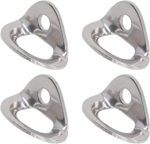 10-Piece Climbing Bracket, Lightweight Climbing Anchor Made of Stainless Steel for Technical When Exploring Caves