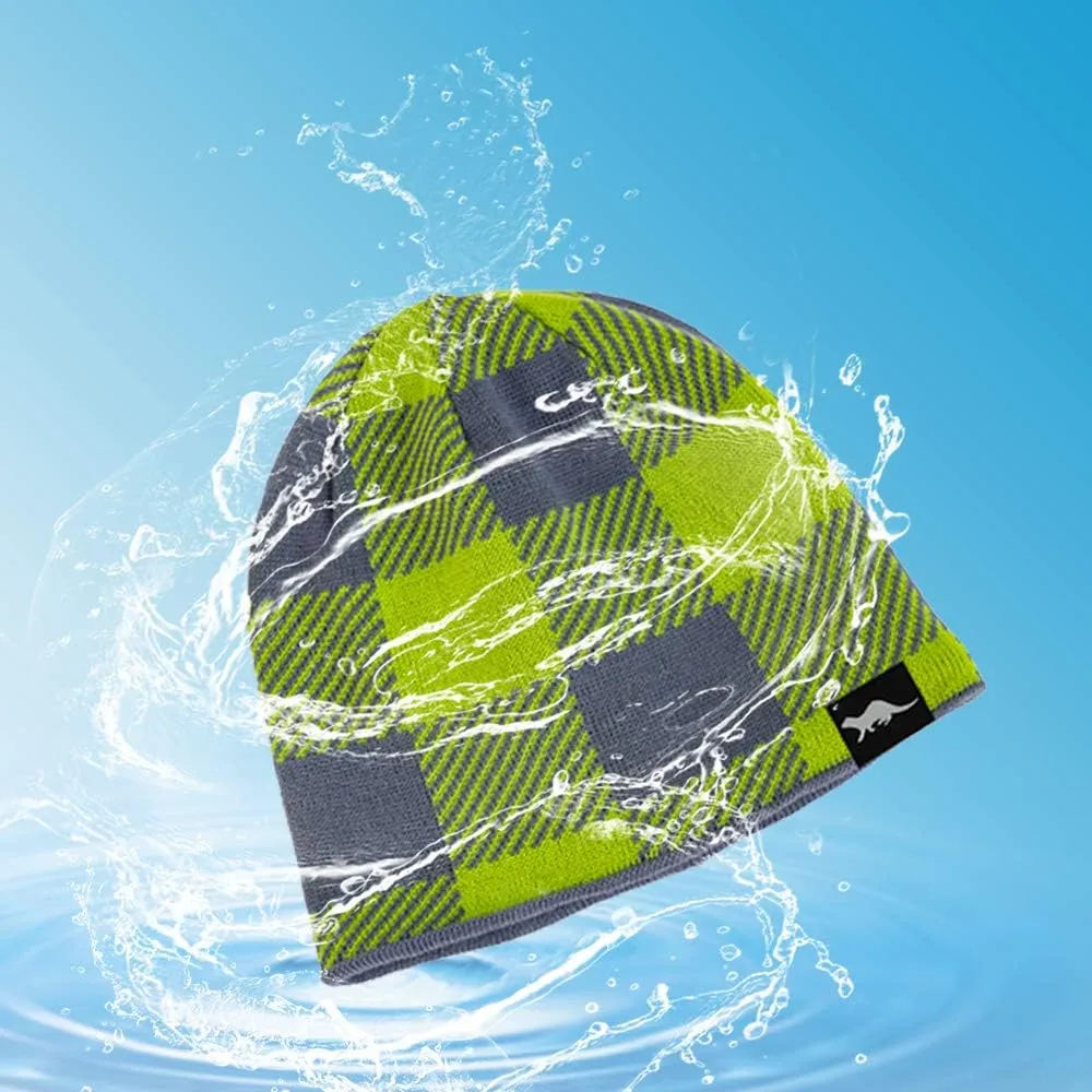100% Waterproof, Windproof, Breathable - Beanie Hat Suitable for All Activities in All Weather Conditions Hat
