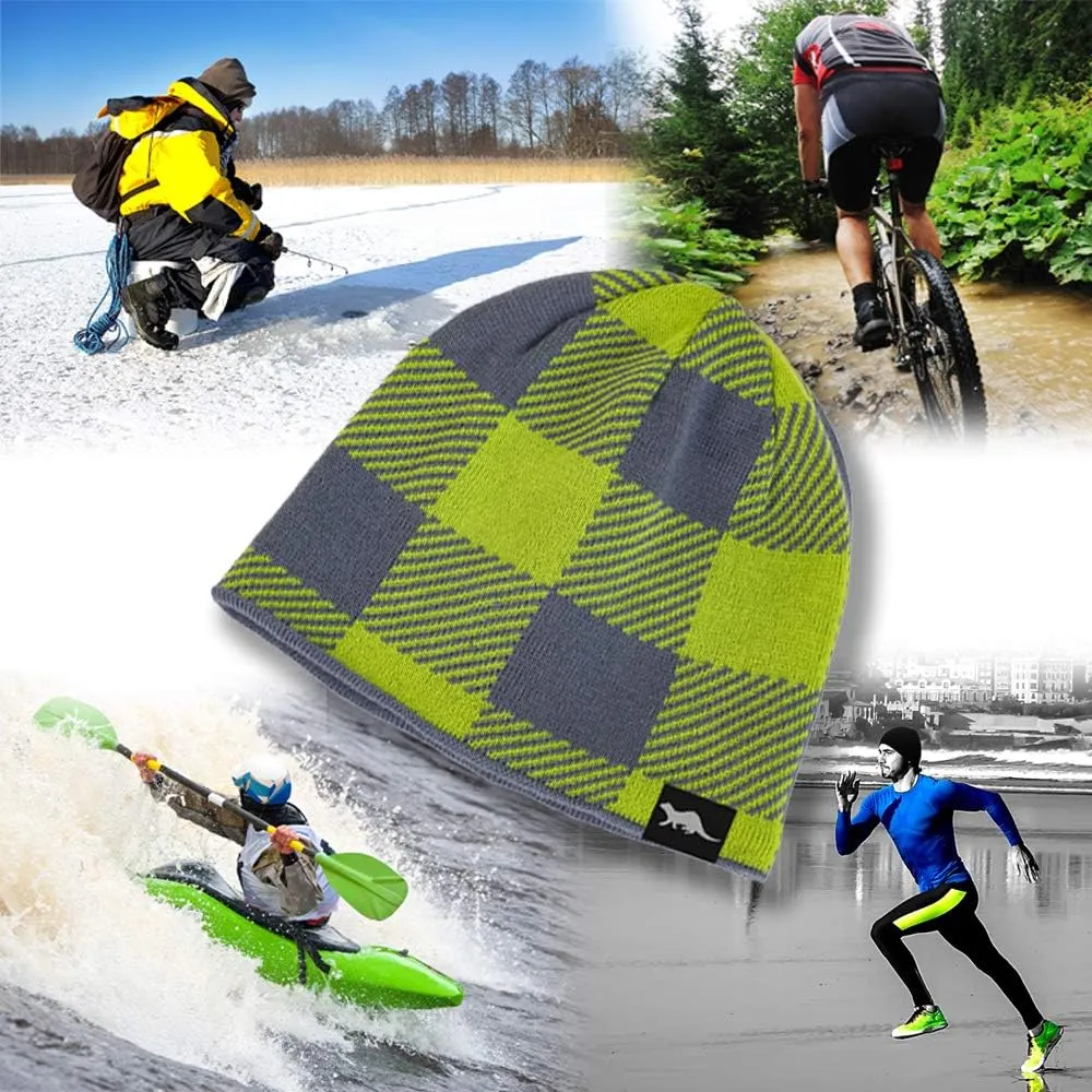 100% Waterproof, Windproof, Breathable - Beanie Hat Suitable for All Activities in All Weather Conditions Hat