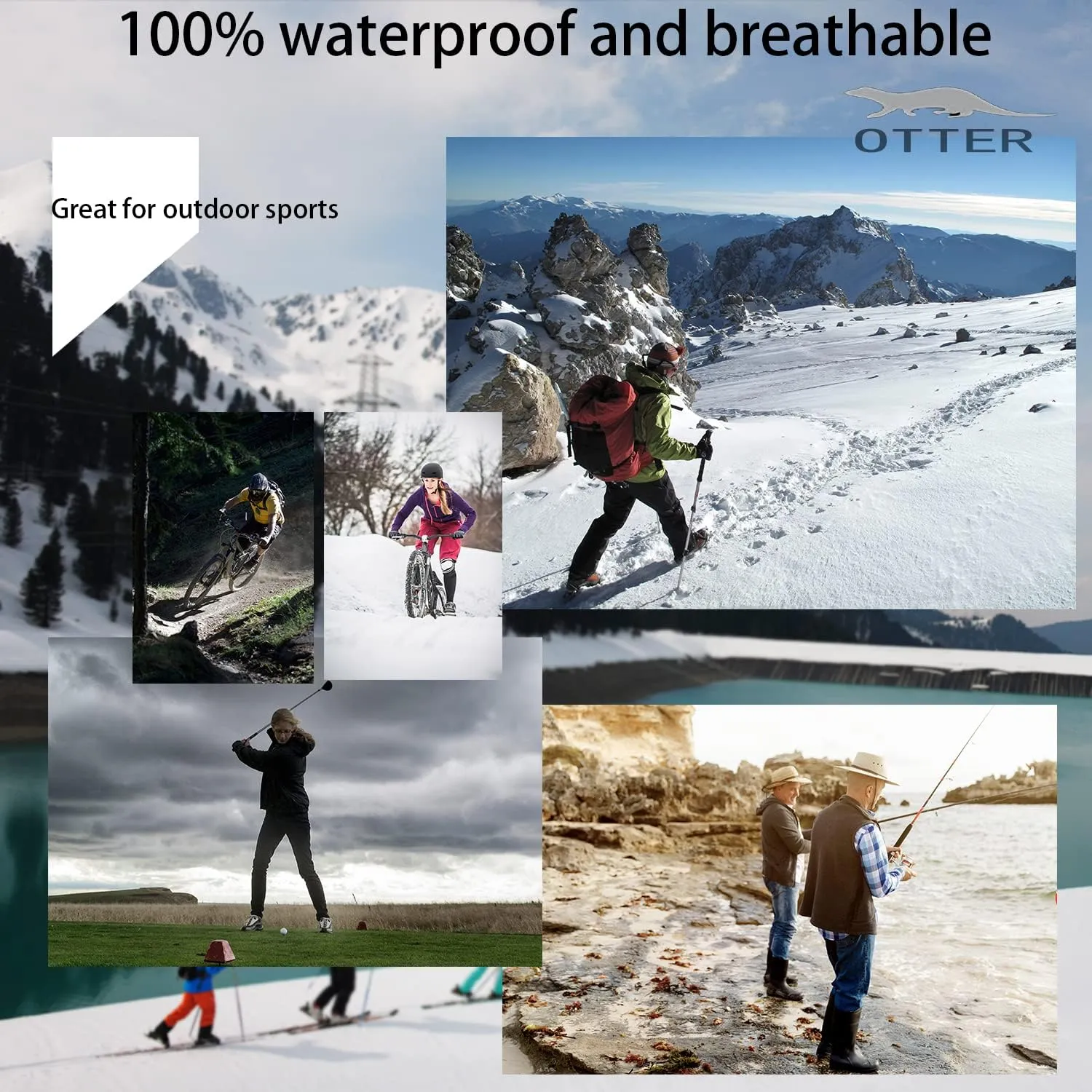 100% Waterproof, Windproof, Breathable - Beanie Hat Suitable for All Activities in All Weather Conditions Hat