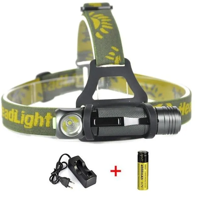 1000LM LED Headlamp Rechargeable Flashlight Waterproof Headlight Camping Fishing Head Torch by 18650 Battery Lighting
