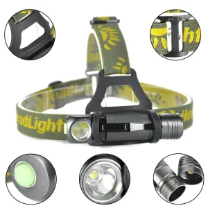 1000LM LED Headlamp Rechargeable Flashlight Waterproof Headlight Camping Fishing Head Torch by 18650 Battery Lighting