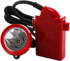 10W Lithium Battery Miner's Lamp,12000Mah High Capacity Safety Cap Head Light Rechargeable Head Mounted Mining Head Light for Coal Miner
