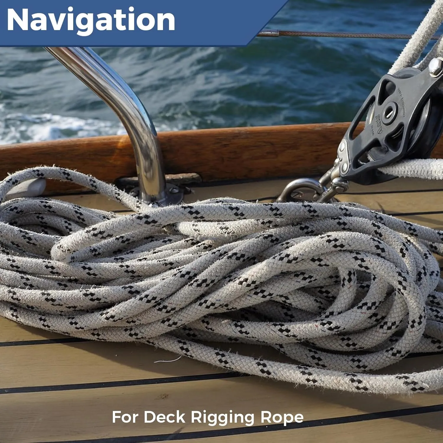 1/2 Inch 50ft Double Braided Polyester Arborist Rope, Heavy Duty Nylon Rope for Anchor, Tree Work, Cargo, Pulling, Sailing(ArmyGreen)