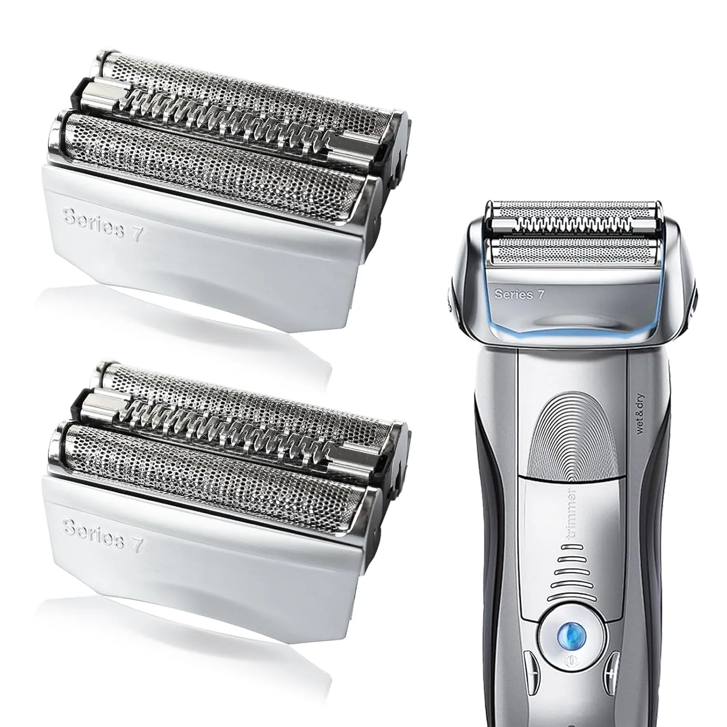 2 Pack 70S Series 7 Replacement Head for Braun Legacy Series 7 Shavers, Compatible with S7 720cc 750cc 760cc 790cc 799 797 Models…