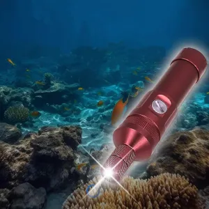2000 Lumens Professional Dive Flashlight for Underwater Photography,3 Adjustable Beam Angles (3°/24°/72°),IP68 Waterproof Certified,Macro Photo Fill Light/Night Diving Spotlight/Deep Diving Gear(pink)