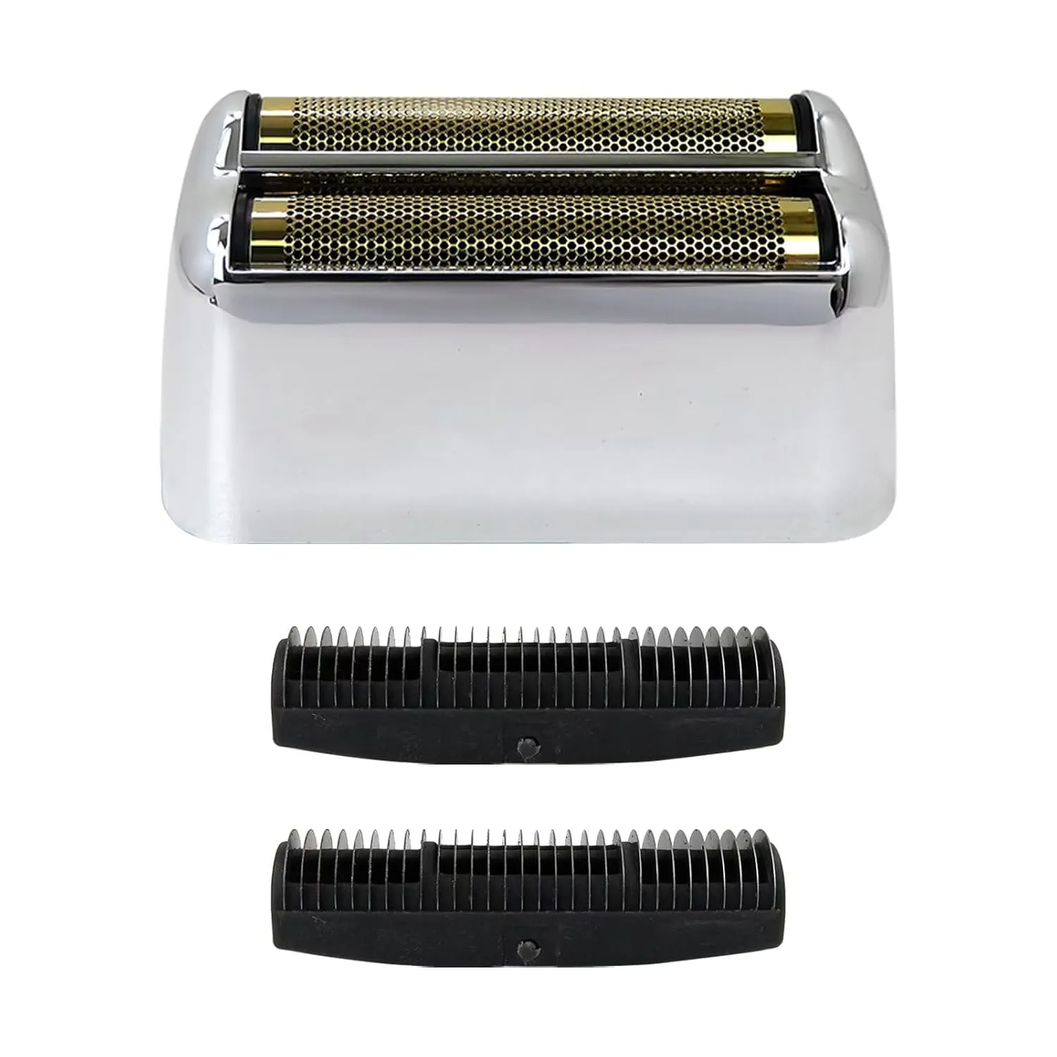2024 New Replacement Foil and Cutter for Barberology Electric Shaver, Double Foil Shaver Replacement Head, Replacement Head for PRO Barberology FXFS2 Electric Razors(Silver)