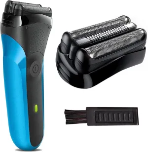21B Series 3 Replacement Head for Braun Electric Shaver, S3 Wet and Dry Replacement Head Compatible with Braun Series 3 Foil and Cutter 300s, 310s, 3010BT (1 Count)