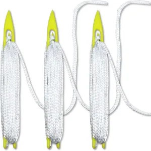 2/3Pcs 49ft 5mm Lacrosse Net Lacing Cord with 1/2/3 Installation Aid,Lacrosse Goal Net Lacing Rope,Hockey Net Lacing Rope for All Types Lacrosse net Replacement Fixing of Backyard,Garden,Playground