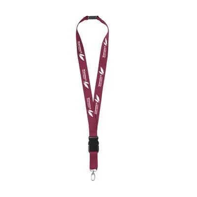 24MM LANYARD in Burgundy