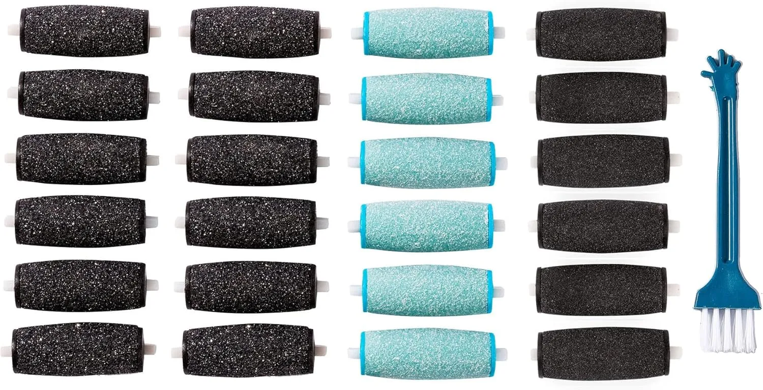 24PCs Pedicure Refill Rollers Compatible with Amope Pedi Perfect