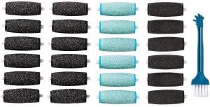 24PCs Pedicure Refill Rollers Compatible with Amope Pedi Perfect