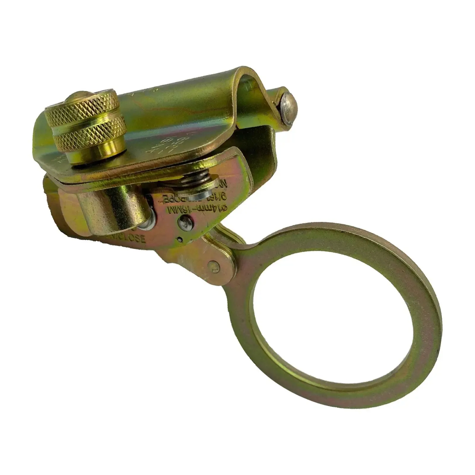 25kN Rope Grab with Fall Protection for Rock Climbing, Caving, Rappelling, and Rescue