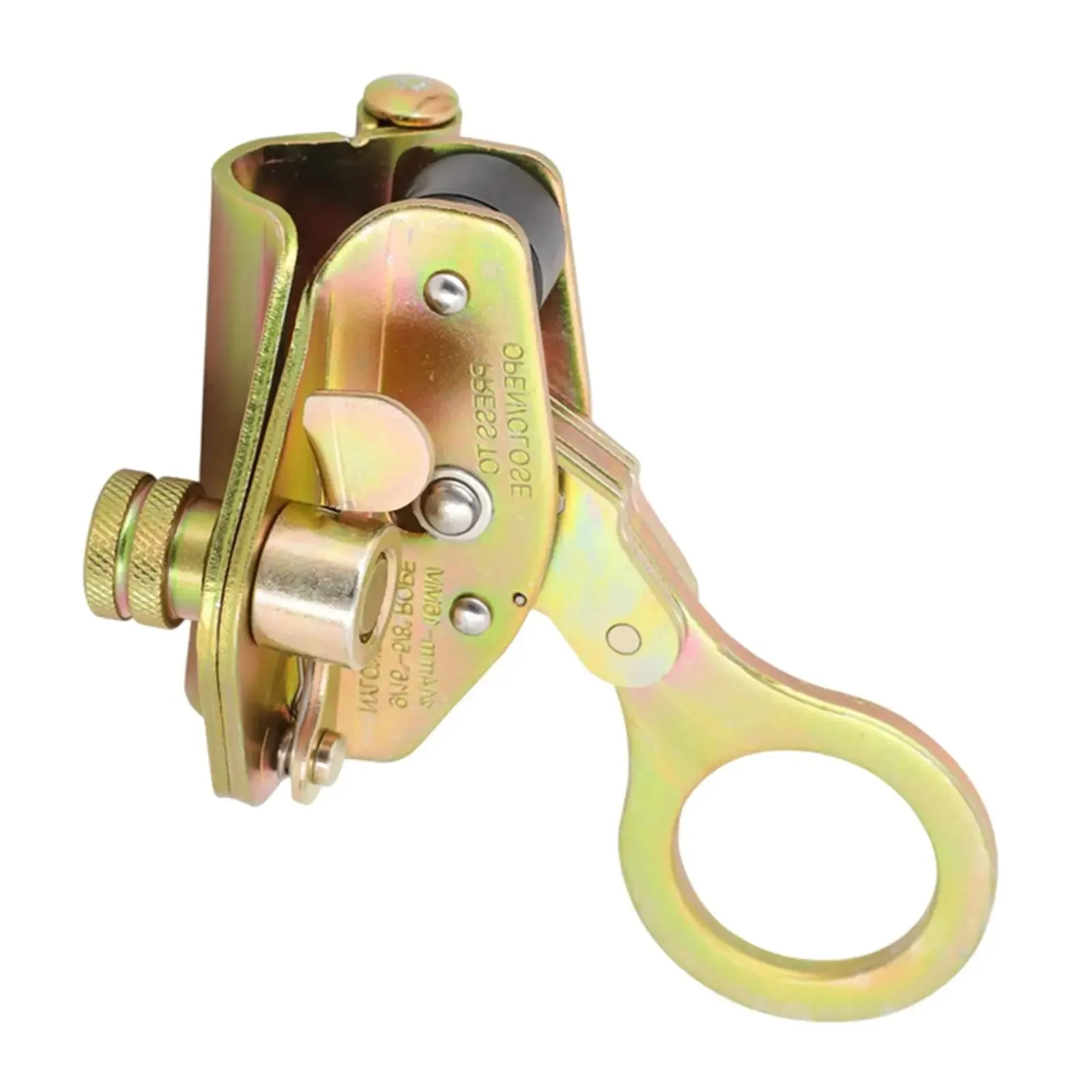 25kN Rope Grab with Fall Protection for Rock Climbing, Caving, Rappelling, and Rescue