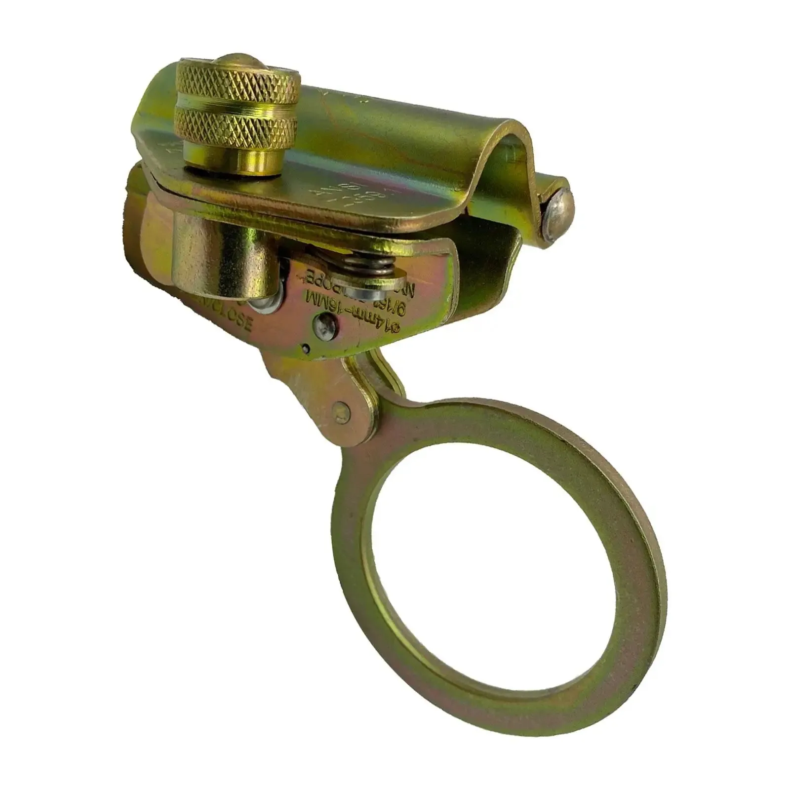 25kN Rope Grab with Fall Protection for Rock Climbing, Caving, Rappelling, and Rescue