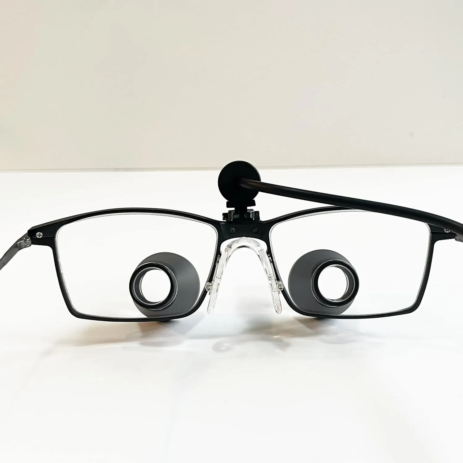 2.5X 3X 3.5X Optional Songzi Optics Metal Frame Customized TTL Dental Surgical Loupes with Headlight Wide Field of View (Magnification:3.5X, Near Pd 58mm)