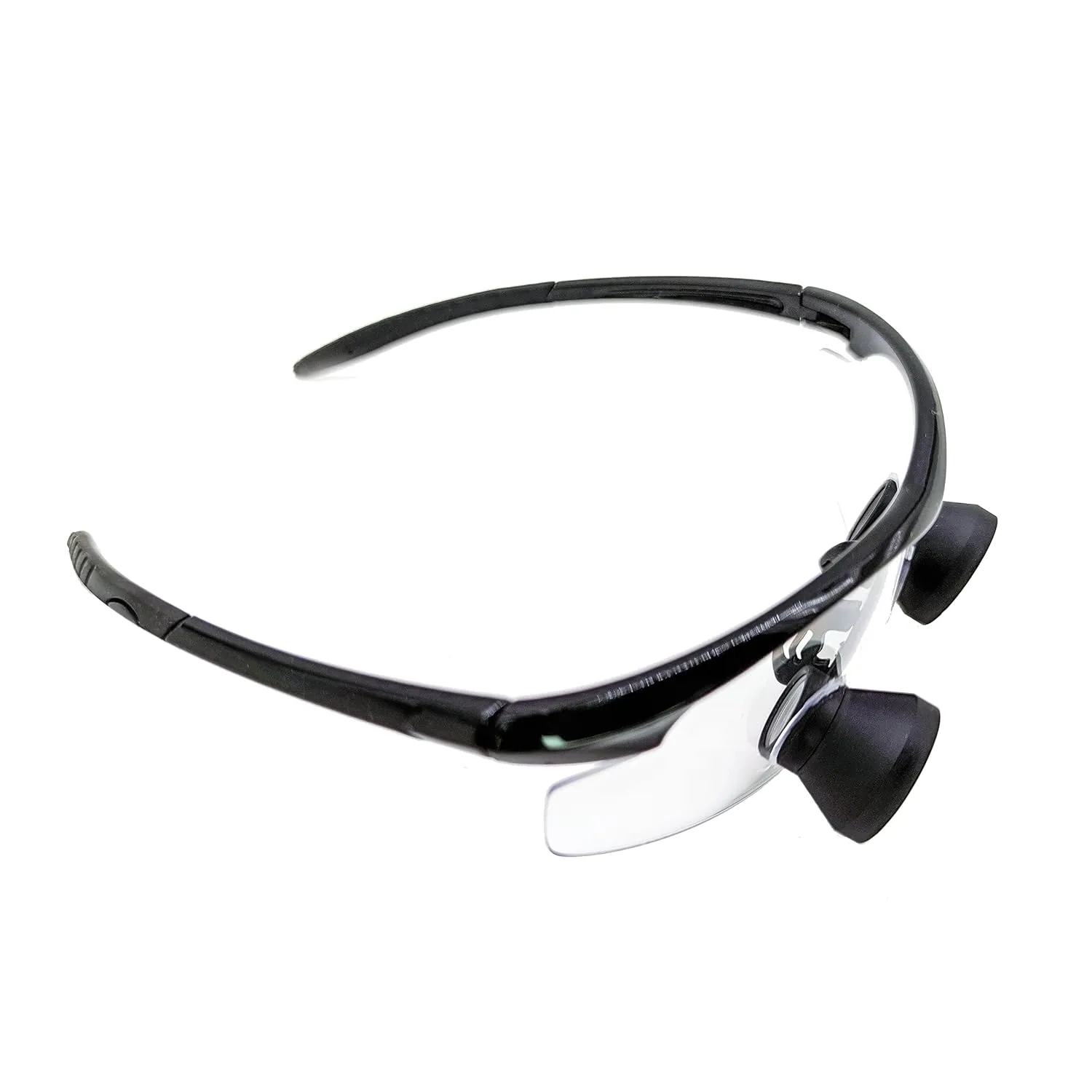 2.5X 3X 3.5X Songzi Optics Black Goggles TTL Dental Surgical Loupes with Led Light Customized Wide Field of View (Magnification:2.5X, Customized Near PD)