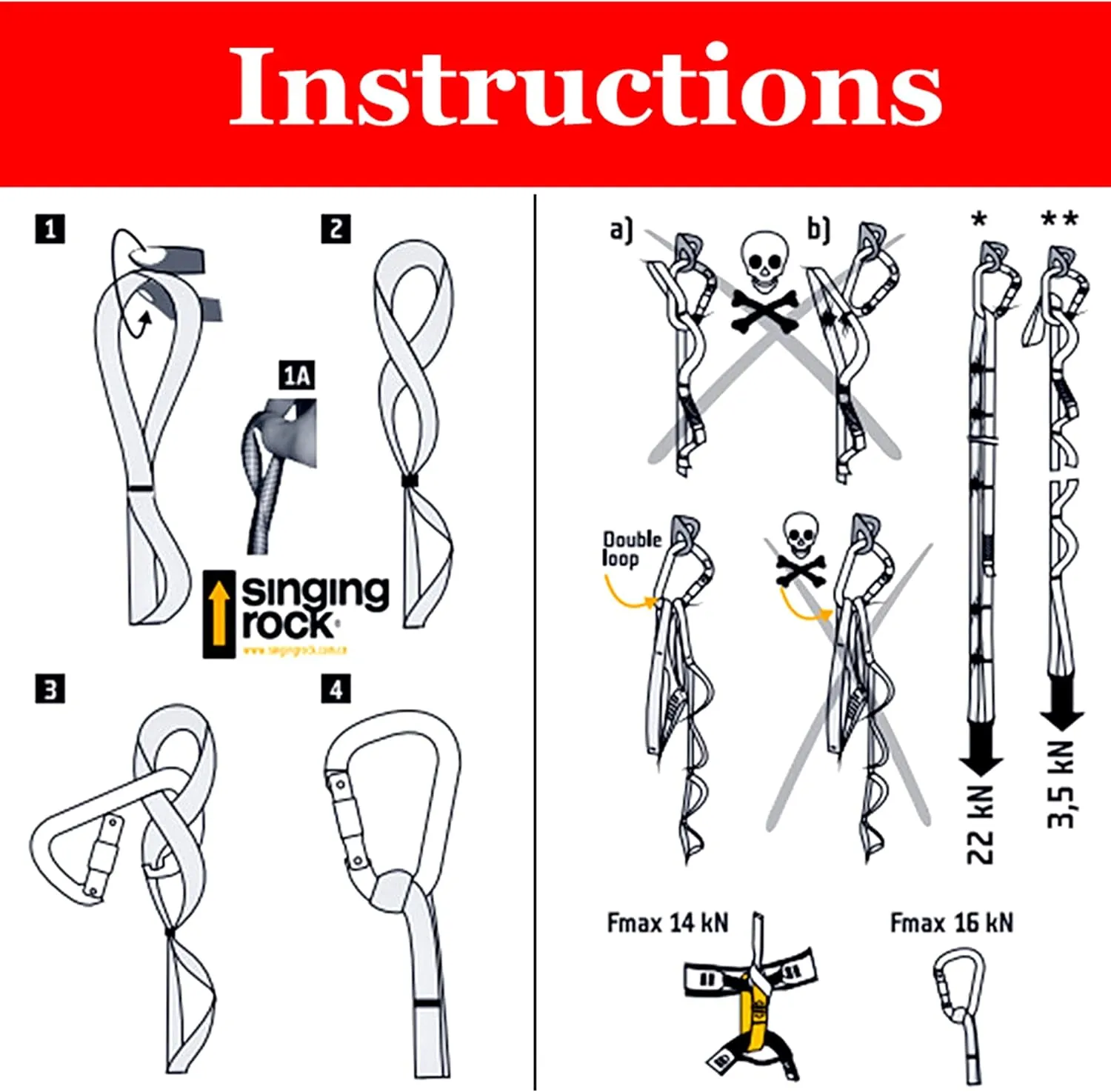 2Pcs 22KN Strong Climbing Strap Daisy Chain Nylon Daisy Chain Adjustable Strap Rope ，Length 110/150/180cmYoga Extend Belt