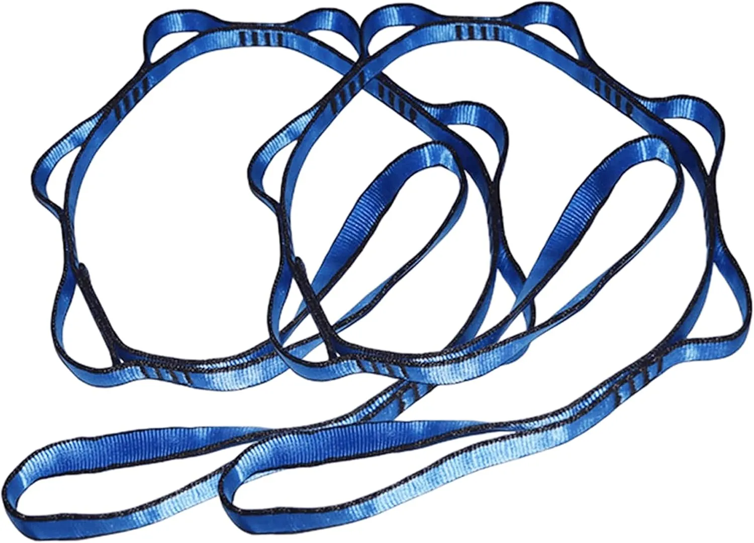 2Pcs 22KN Strong Climbing Strap Daisy Chain Nylon Daisy Chain Adjustable Strap Rope ，Length 110/150/180cmYoga Extend Belt