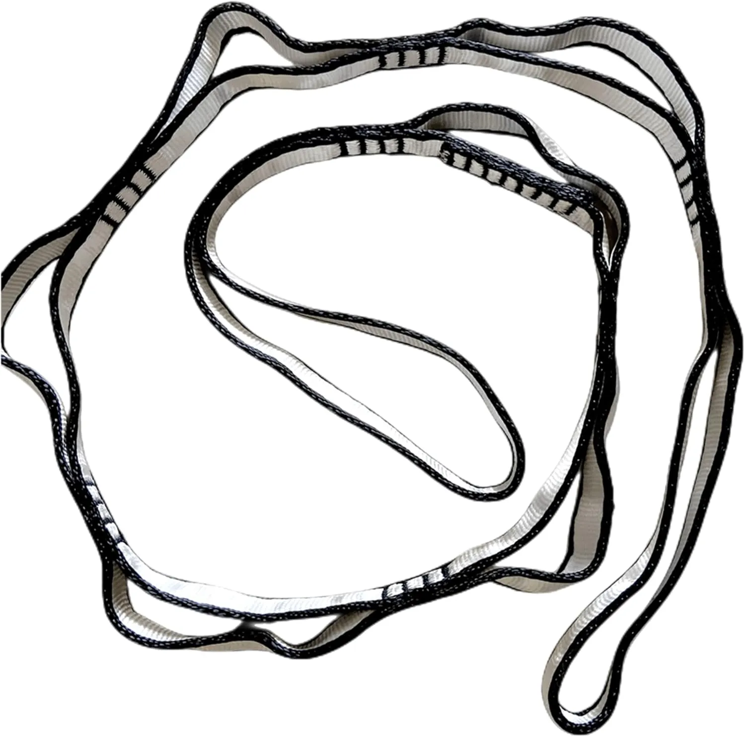 2Pcs 22KN Strong Climbing Strap Daisy Chain Nylon Daisy Chain Adjustable Strap Rope ，Length 110/150/180cmYoga Extend Belt