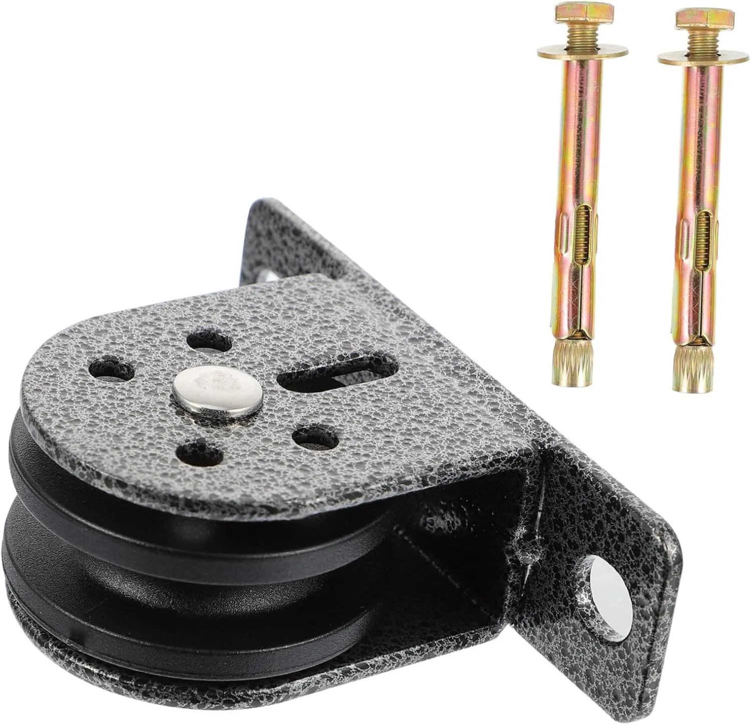 2pcs Bearing Pulley for Home Gym Mute Workout Lifting Wheel with Bolts Smooth Sliding Durable Design for Quiet Operation for Pulley Systems and Rope Traction