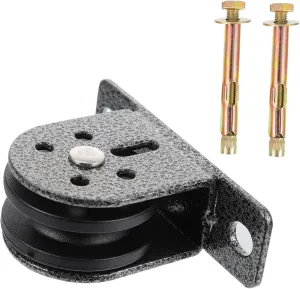 2pcs Bearing Pulley for Home Gym Mute Workout Lifting Wheel with Bolts Smooth Sliding Durable Design for Quiet Operation for Pulley Systems and Rope Traction
