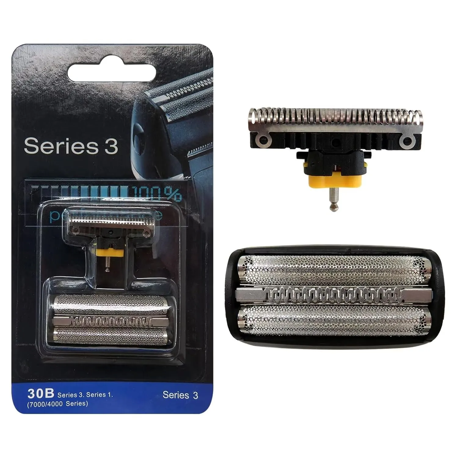 30B TriControl -7000/4000 Foil screen Blade For Braun 3 Series SyncroPro &7000 TriControl Series 5495 7505 7520 7650 195s 197S 5746 5747 5743 5742