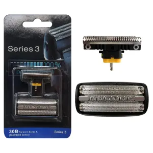 30B TriControl -7000/4000 Foil screen Blade For Braun 3 Series SyncroPro &7000 TriControl Series 5495 7505 7520 7650 195s 197S 5746 5747 5743 5742