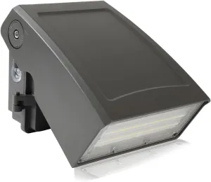30W LED Wall Pack,0 to 90 Degree Adjustable Head,100-277VAC,3600LM 5000K Daylight White,IP65 Waterproof Outdoor Security Area Street Light,ETL