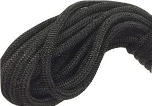 3/8 Inch Black Double Braid Nylon Rope (150 ft. Hank)