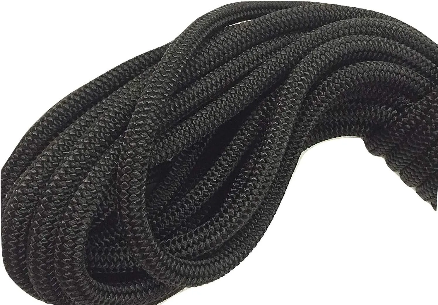 3/8 Inch Black Double Braid Nylon Rope (150 ft. Hank)