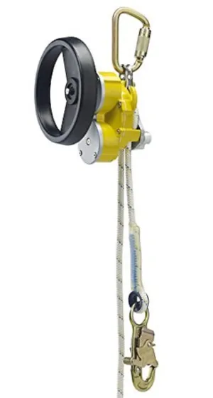 3M DBI/SALA Rollgliss 3327150 Rescue Unit, Includes 2 Carabiner, 4-Feet Anchor Sling and Rope Bag, 150-Feet