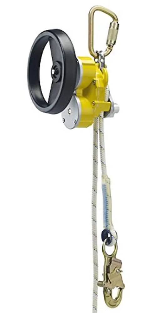 3M DBI/SALA Rollgliss 3327150 Rescue Unit, Includes 2 Carabiner, 4-Feet Anchor Sling and Rope Bag, 150-Feet