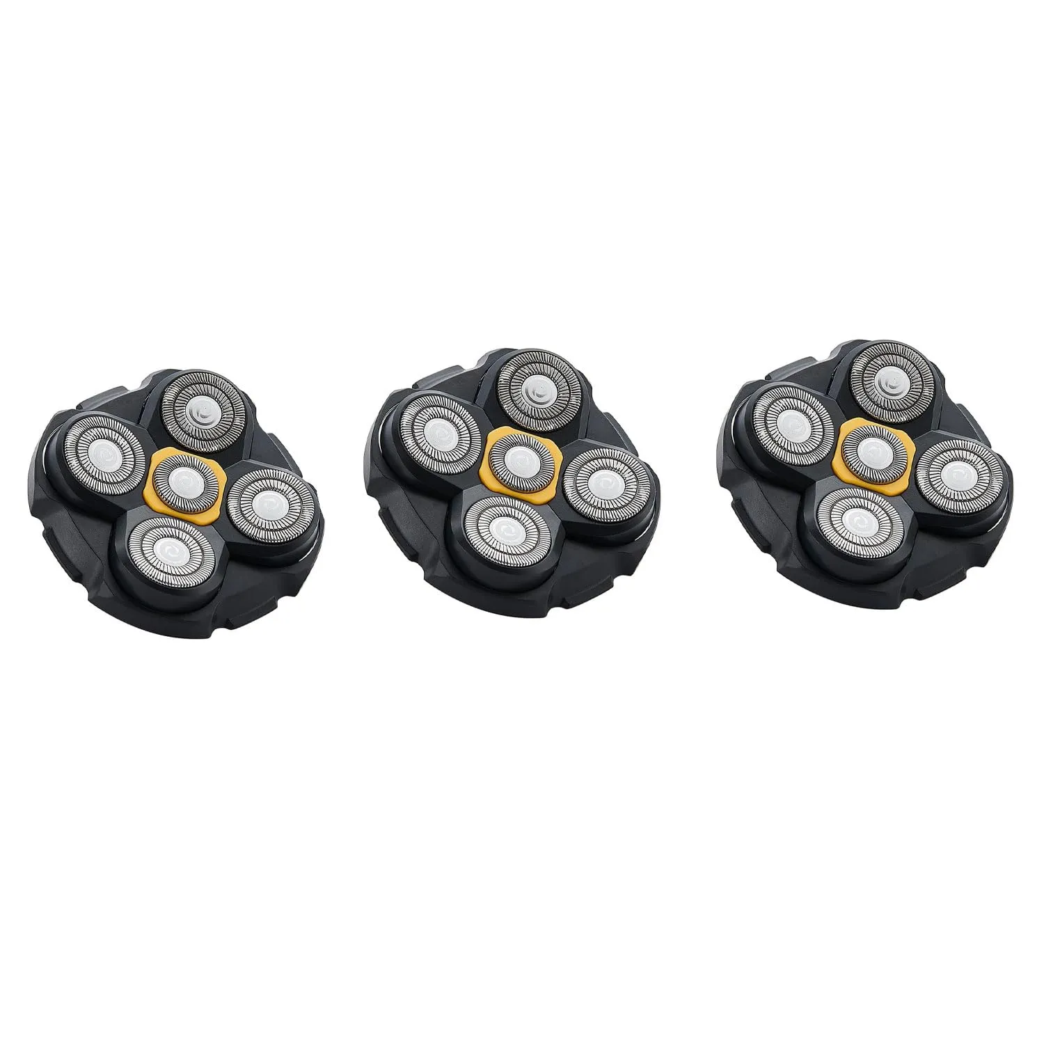 3PCS Shaver Replacement Blades Compatible with MicroTouch Titanium Head,Stainless Steel Material