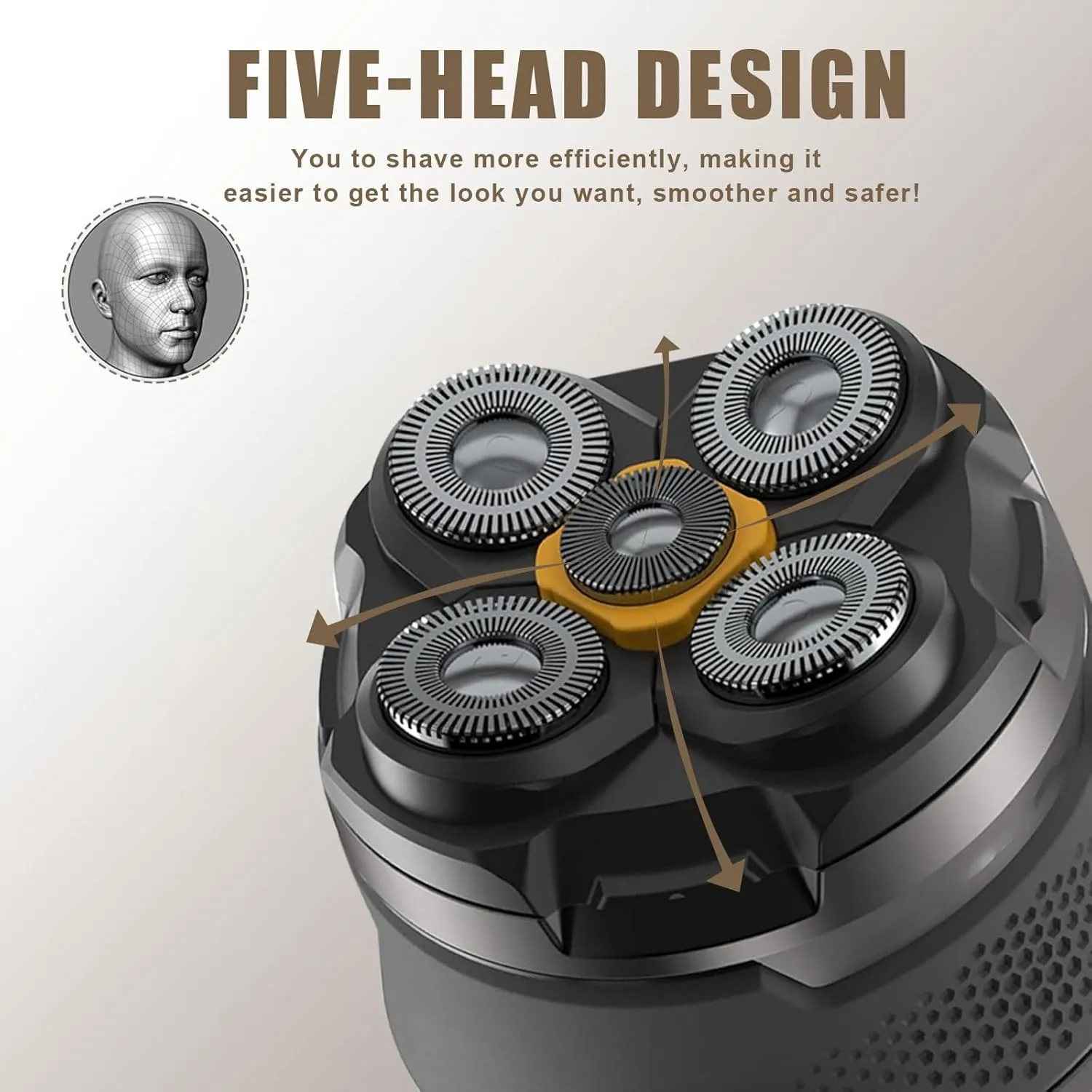 3PCS Shaver Replacement Blades Compatible with MicroTouch Titanium Head,Stainless Steel Material