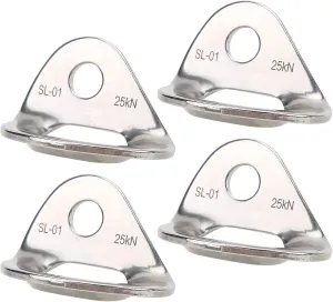 4 Pcs Climbing Hanger, Large Bearing Capacity, for Rock Climbing, Rappelling, Indoor Climbing and More