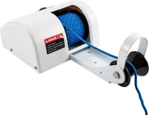 45 LBS Boat Anchor Winch, 12V Electric Winch w/Wireless Remote Control Outdoors Pontoon Windlass Anchor System with 100-feet of Pre-Wound Anchor Rope