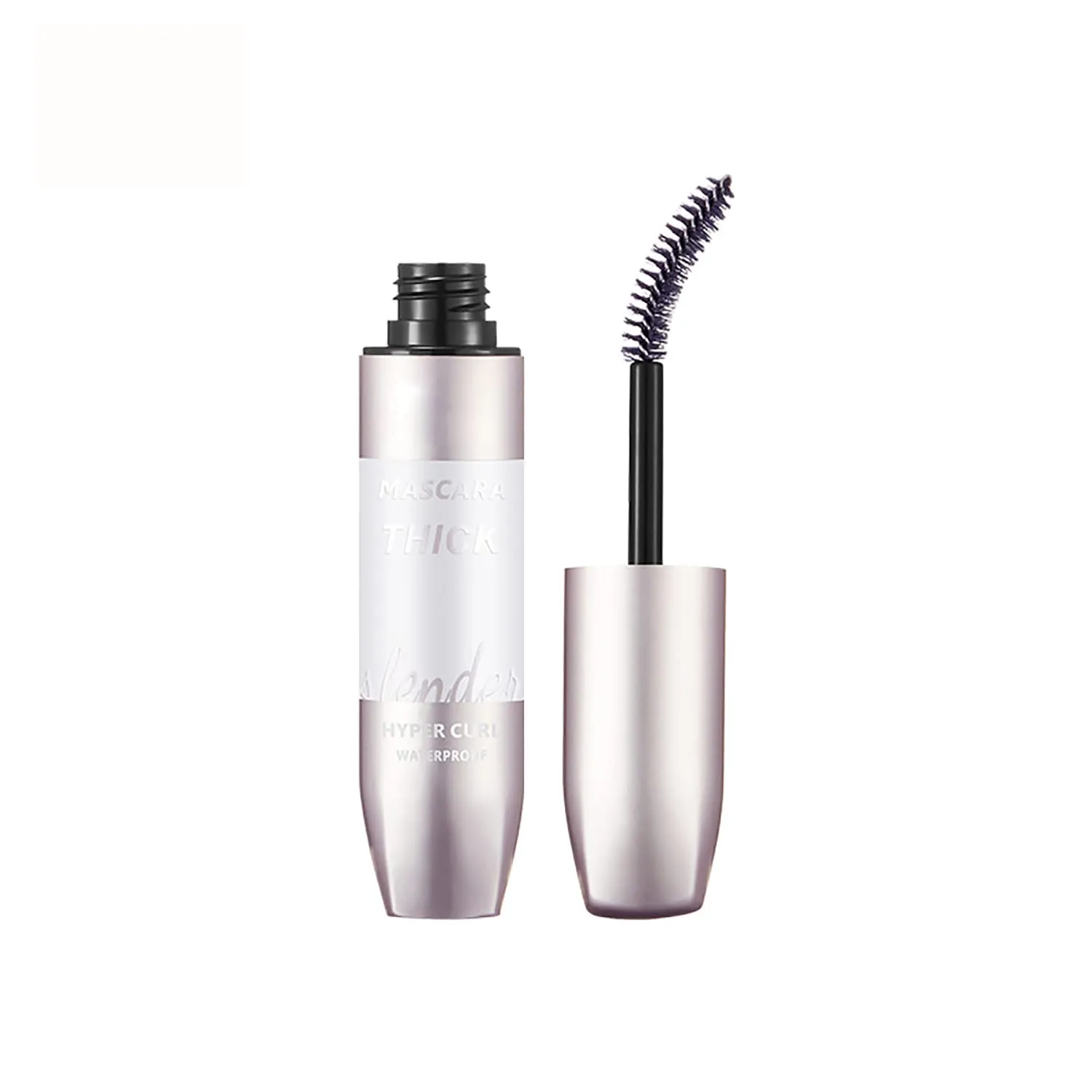 4D Fiber Curl Long Lasting Waterproof Mascara, Lengthening, Volume and Curl, No Clumping & Smudge, Black/Brown, 8g
