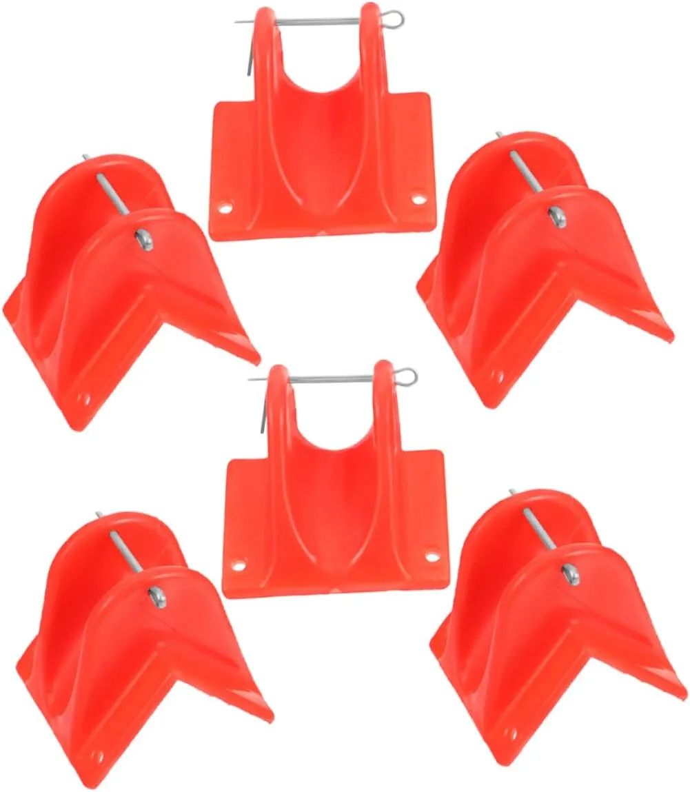 4sets Thickened Material High-Strength Rope Protectors Climbing Rope Sleeve for Rock Climbing 6pcs*4