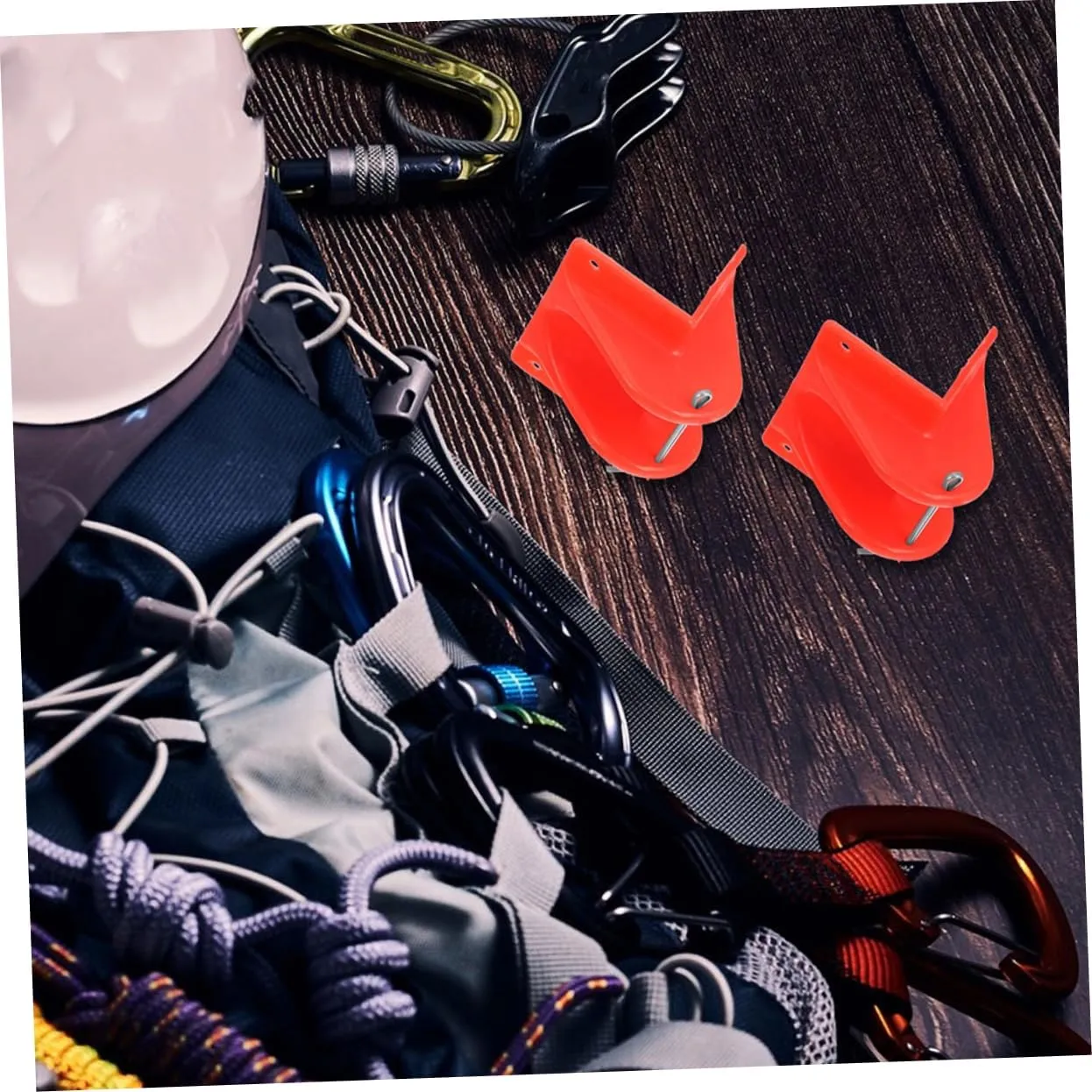 4sets Thickened Material High-Strength Rope Protectors Climbing Rope Sleeve for Rock Climbing 6pcs*4