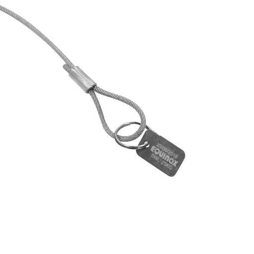 5 x Equinox 75cm PVC Coated Safety Wire