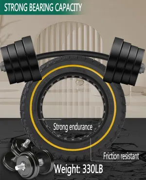 54-152 10X2 Solid Tire, 10 Inch Electric Scooter Wheels Replacement for iScooter i9s Swagtron Swagger 5 EVERCROSS EV10K PRO 10x2.125 Tubeless Front Rear Tyre, 50/75-6.1 Solid Rubber Tires