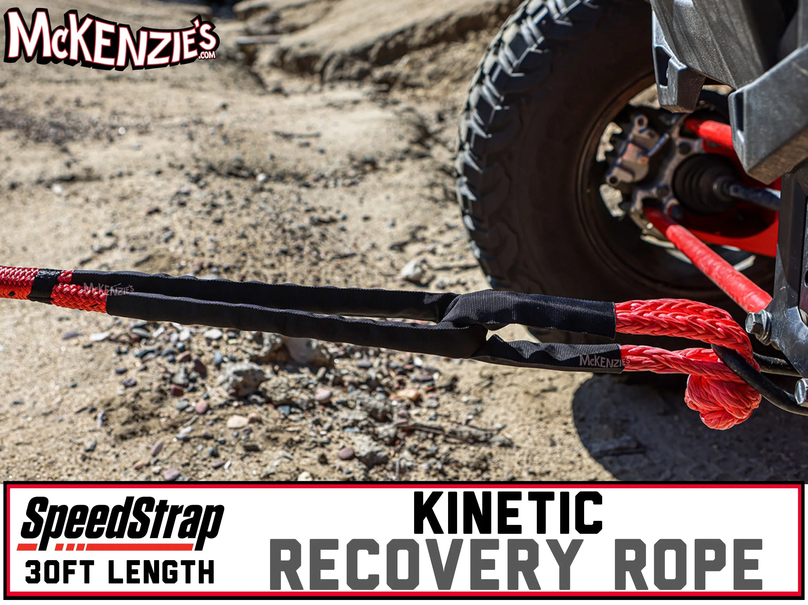 5/8" x 30FT LIL MAMA | Kinetic Recovery Rope | 14,800lbs MRC | Speed Strap 35830