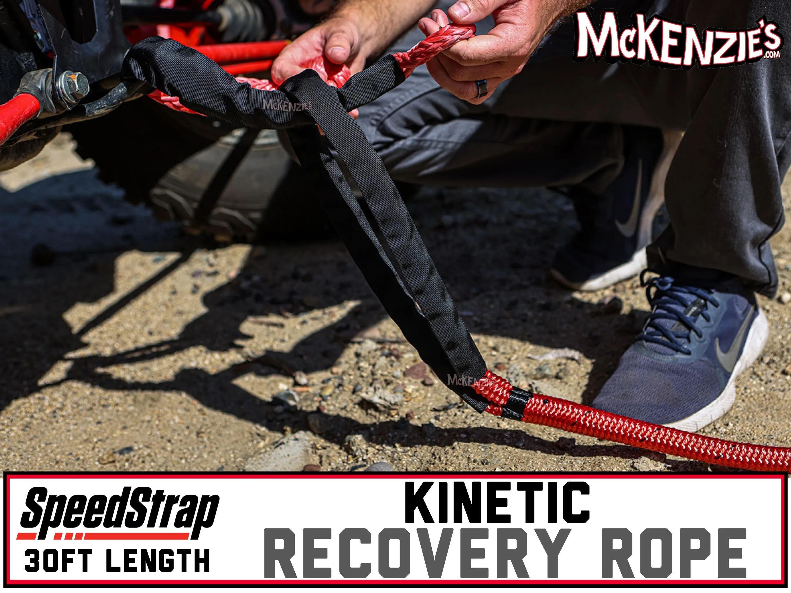 5/8" x 30FT LIL MAMA | Kinetic Recovery Rope | 14,800lbs MRC | Speed Strap 35830