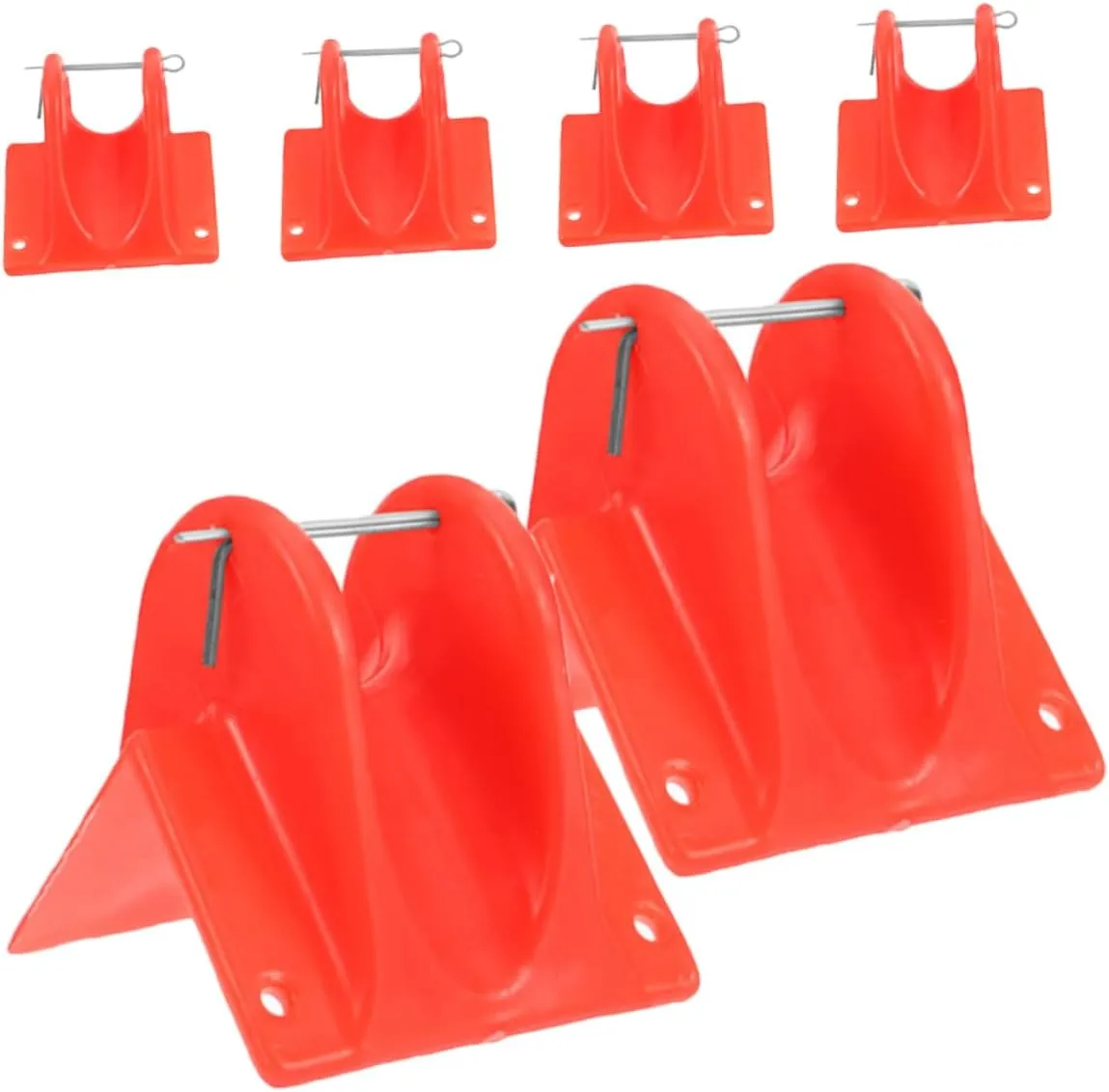6pcs Climbing Rope Edge Protectors Rope Sleeve Guard for Downhill Mountaineering Rappelling High-Altitude Safety