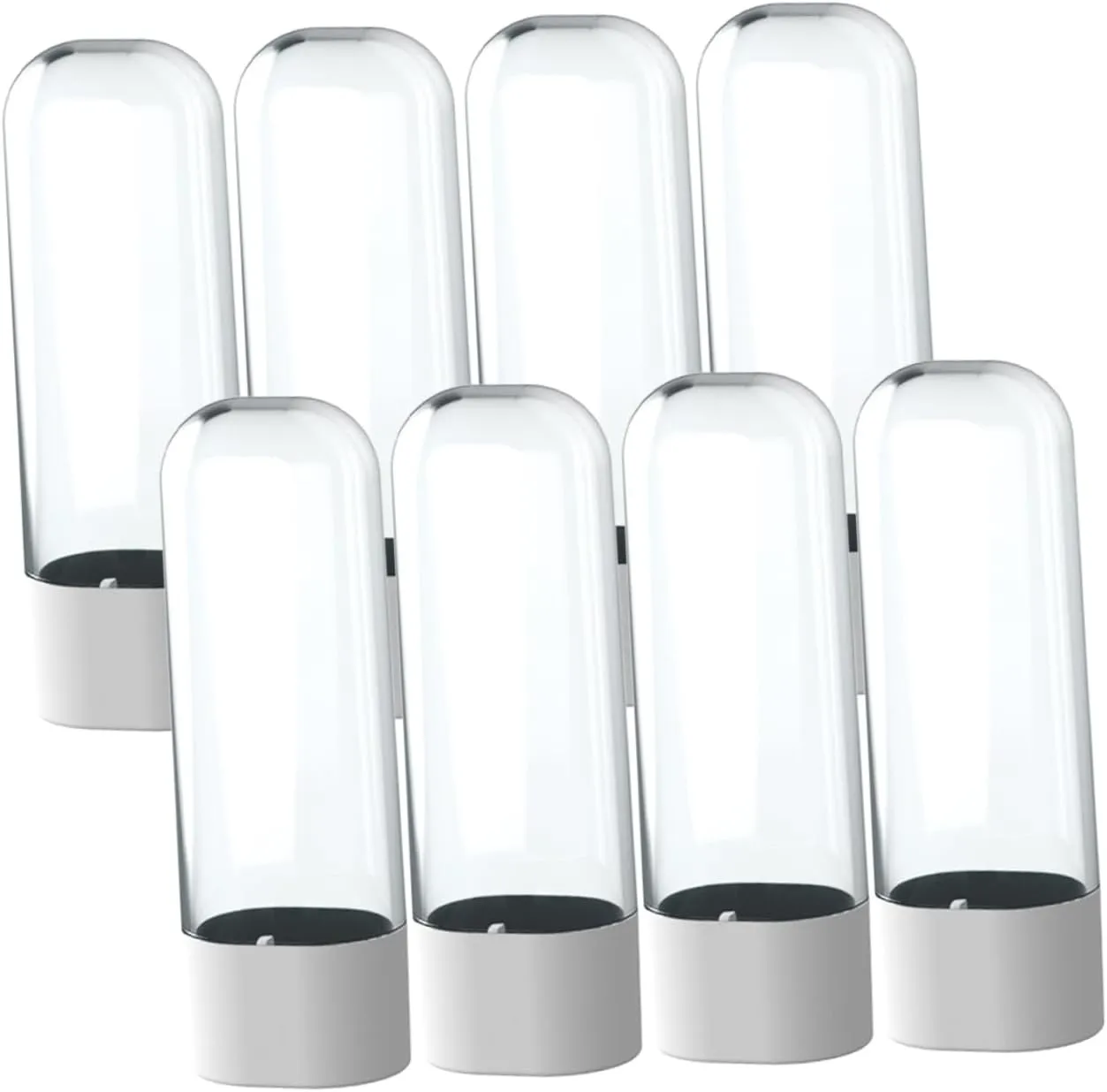 8pcs Toothbrush Head Protection Cover Electric Toothbrush Caps for Home Travel Reusable Easy to Carry