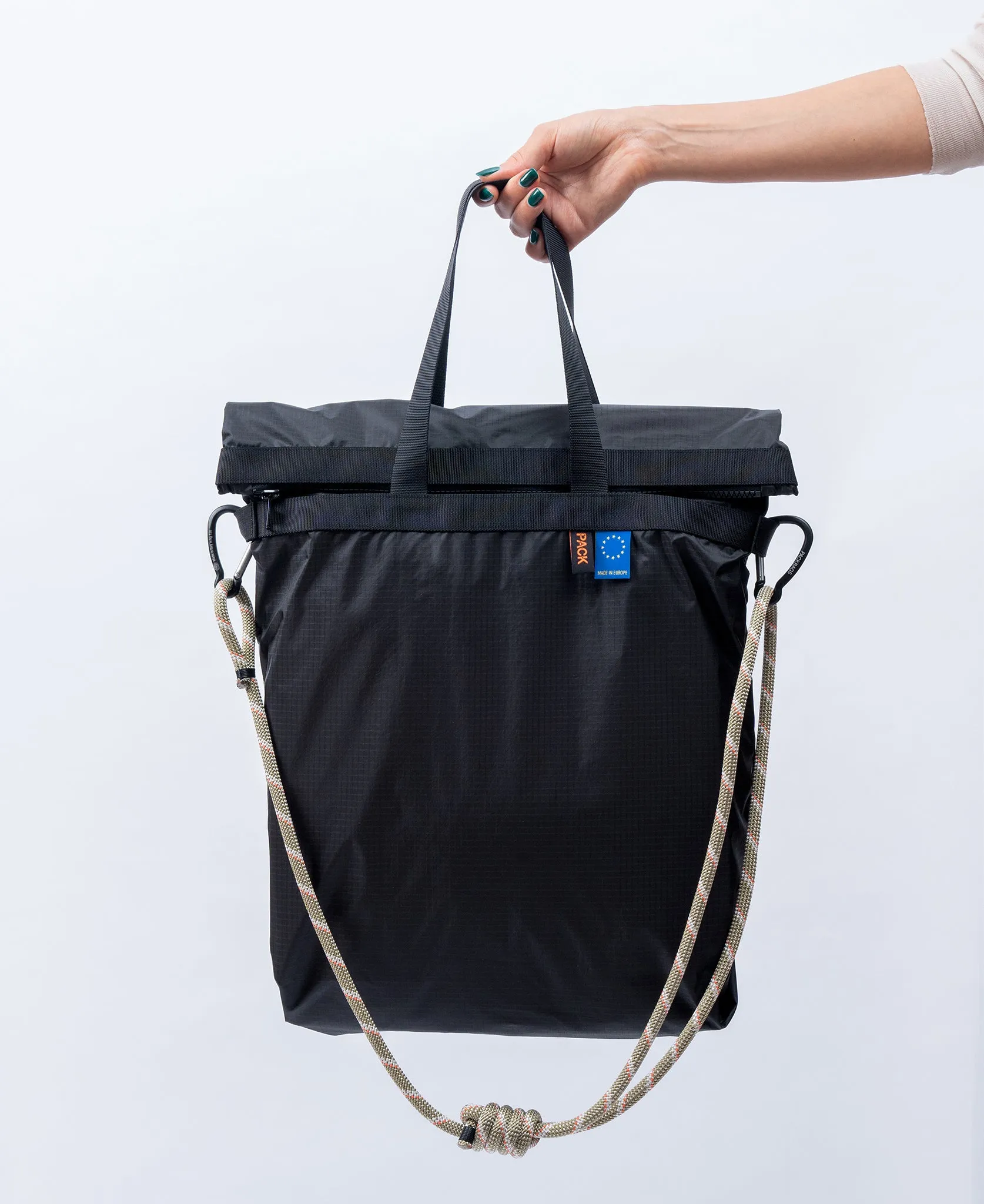 A105 FOLD SLING - SHOPPER - lead black